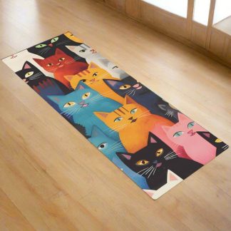 Cats Yoga Mat