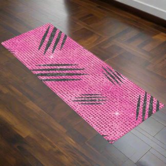 Claw Marks Pink Yoga Mat